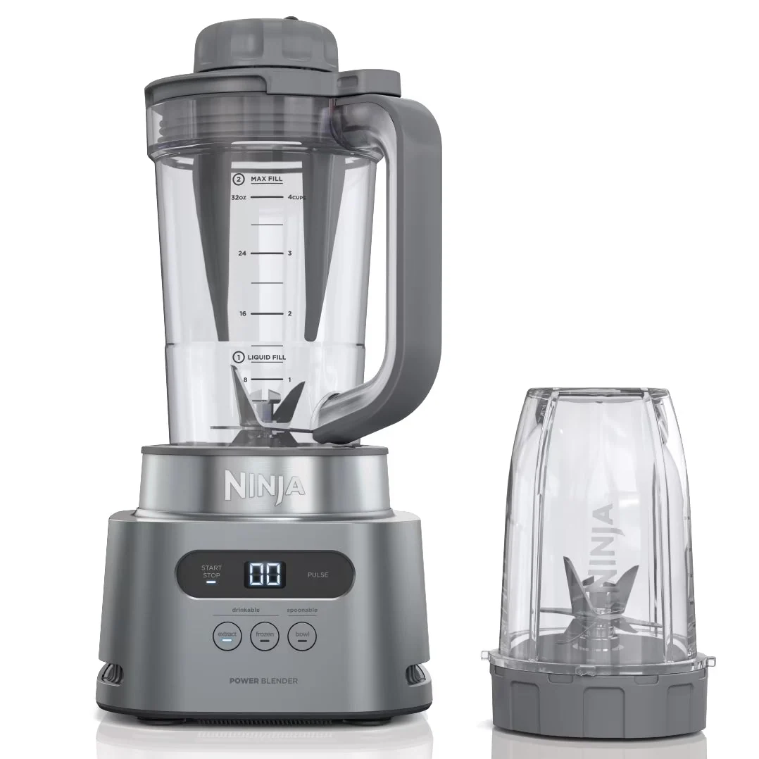 2026 NEW Ninja Twisti, High-Speed Blender Duo 3 Preset Auto-iQ Programs, 34 oz. Pitcher Capacity, SS150