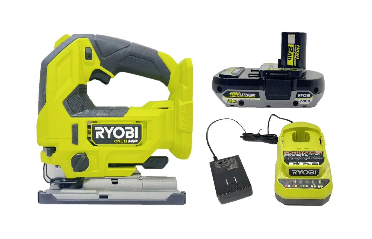 2026 NEW RYOBI HP 18V Brushless Cordless Jigsaw Kit with HIGH PERFORMANCE Battery and Charger