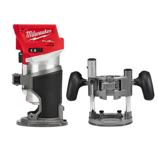 2026 NEW M18 FUEL 18V Lithium-Ion Brushless Cordless Compact Router w/ Compact Router Plunge Base