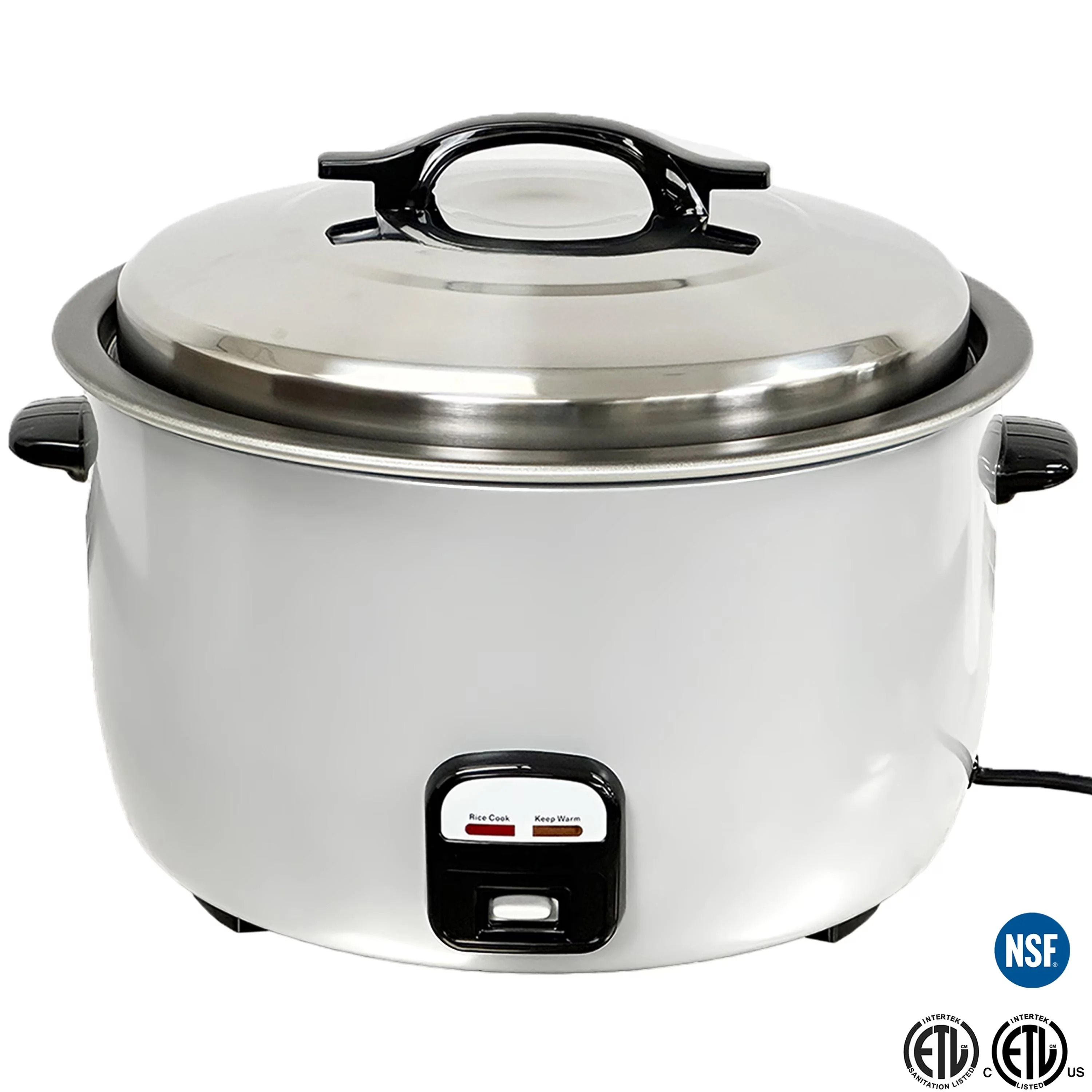 2026 NEW NSF Commercial Rice Cooker Warmer 30 Cup Uncooked Rice, 120V Rice Cooker 1550W