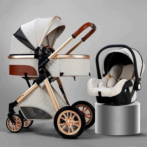 2026 NEW Premium 3-in-1 Baby Stroller With Car Seat Travel System Set