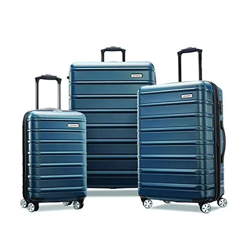 2026 NEW Samsonite Omni 2 Hardside Expandable Luggage with Spinner Wheels, Nova Teal, 3-Piece Set (20/24/28)