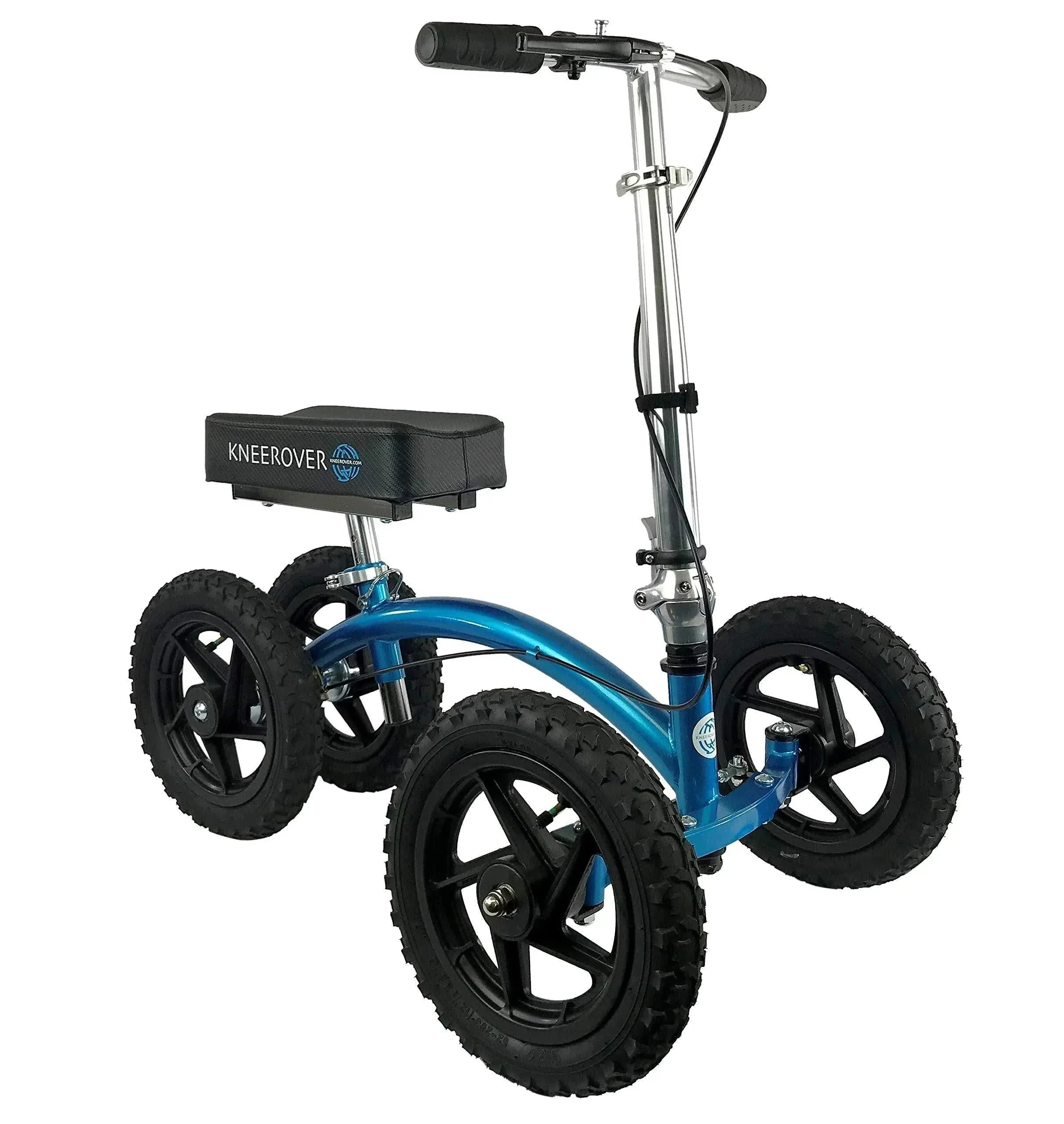 2026 NEW New KneeRover Quad All Terrain Knee Walker in Metallic Blue