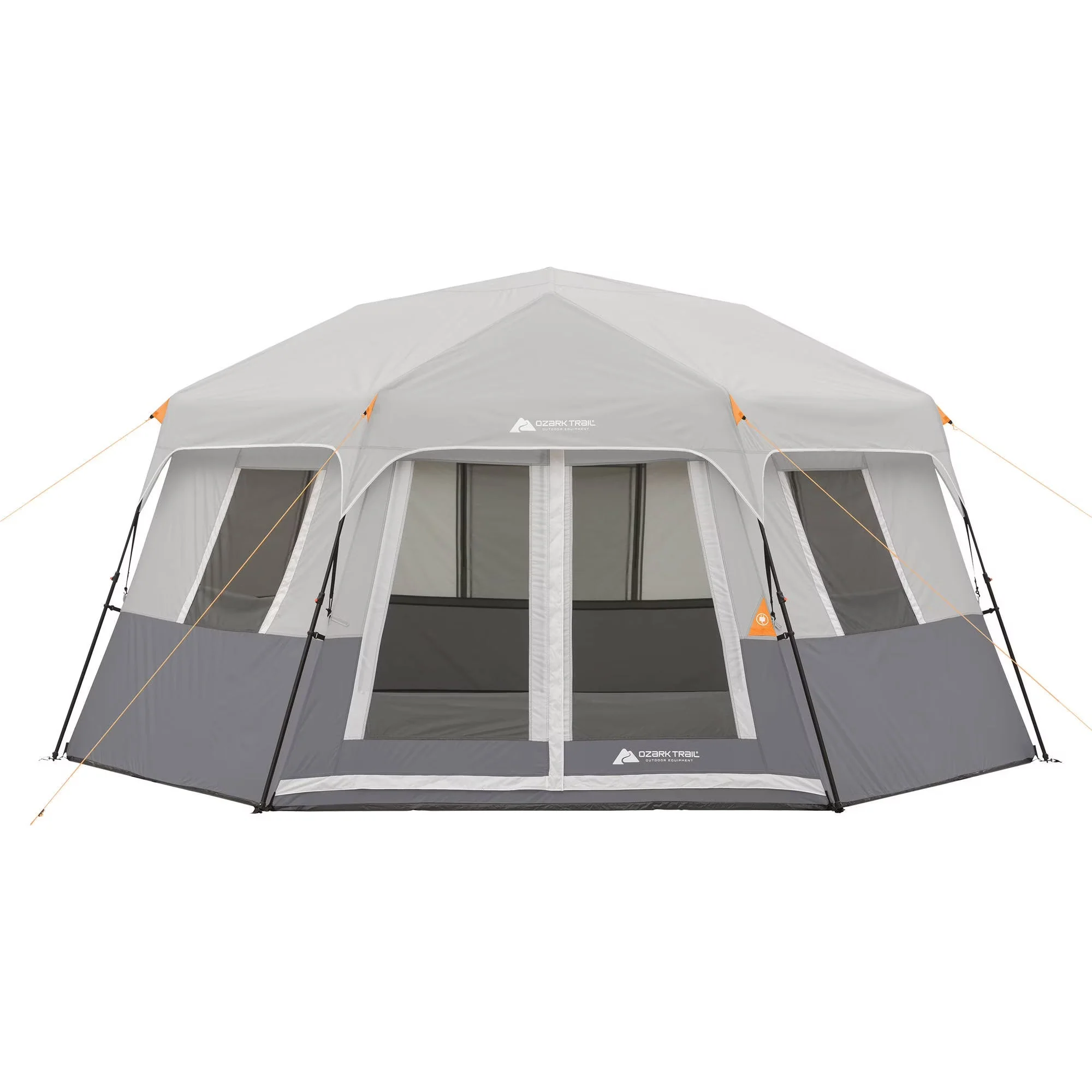 2026 NEW Ozark Trail 15' x 13' 8-Person Instant Hexagon Cabin Tent, 36.04 lbs