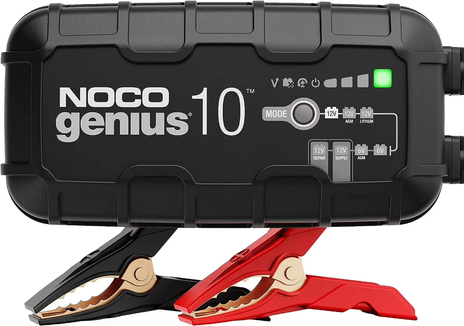 2026 NEW NOCO GENIUS10: 10A 6V/12V Smart Battery Charger, Maintainer and Desulfator
