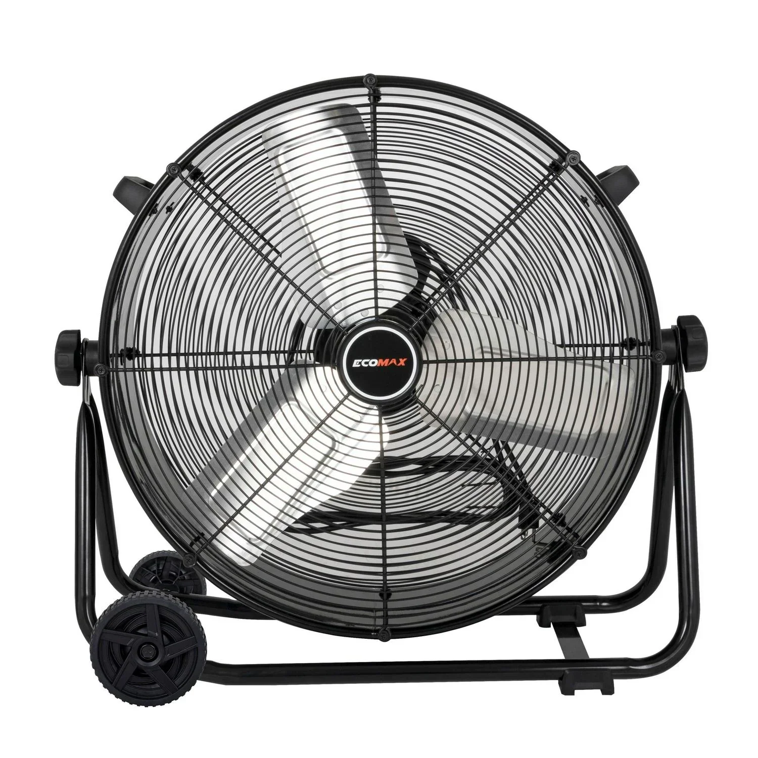 2026 NewEcomax 24 Inch High Velocity Drum Floor Fan. Industrial. 3-Speed. Adjustable Tilt