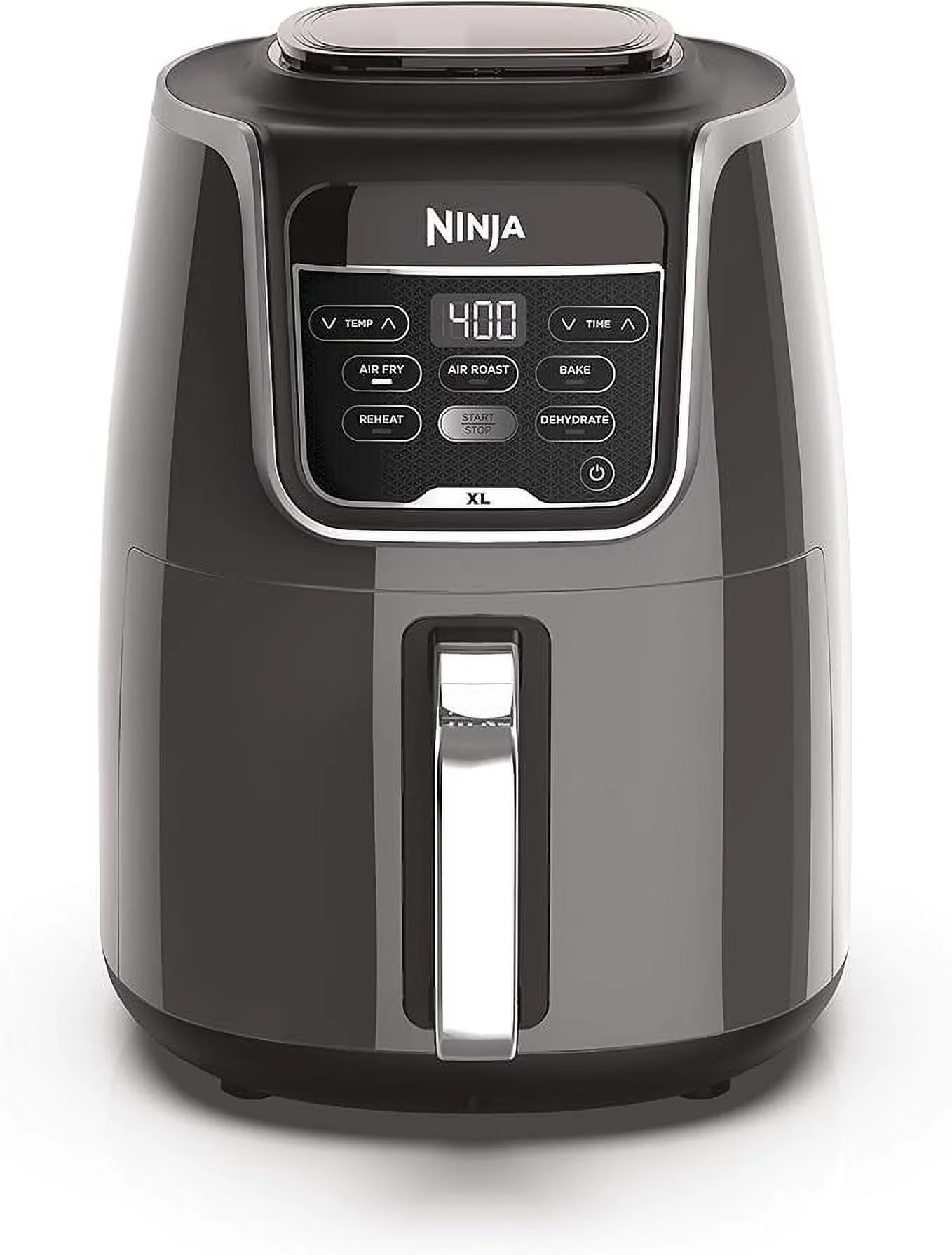 2026 NEW Ninja AF150AMZ Air Fryer XL, 5.5 Qt. Capacity that can Air Fry, Air Roast, Bake, Reheat & Dehydrate, with Dishwasher Safe, Nonstick Basket & Crisper Plate and a Chef-Inspired Recipe Guide, Grey