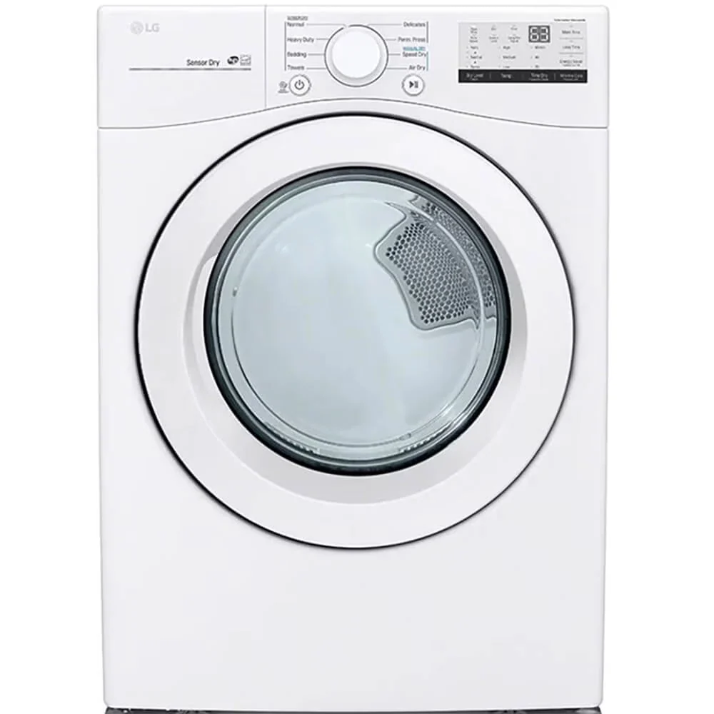 2026 NEW LG DLE3400W 7.4 Cu. Ft. White Front Load Electric Dryer
