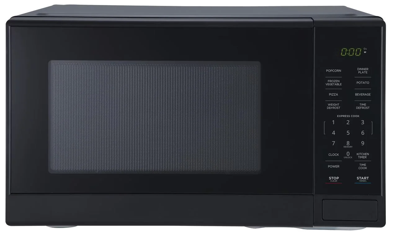 2026 NEW Mainstays 1.1 cu ft Microwave Oven in black