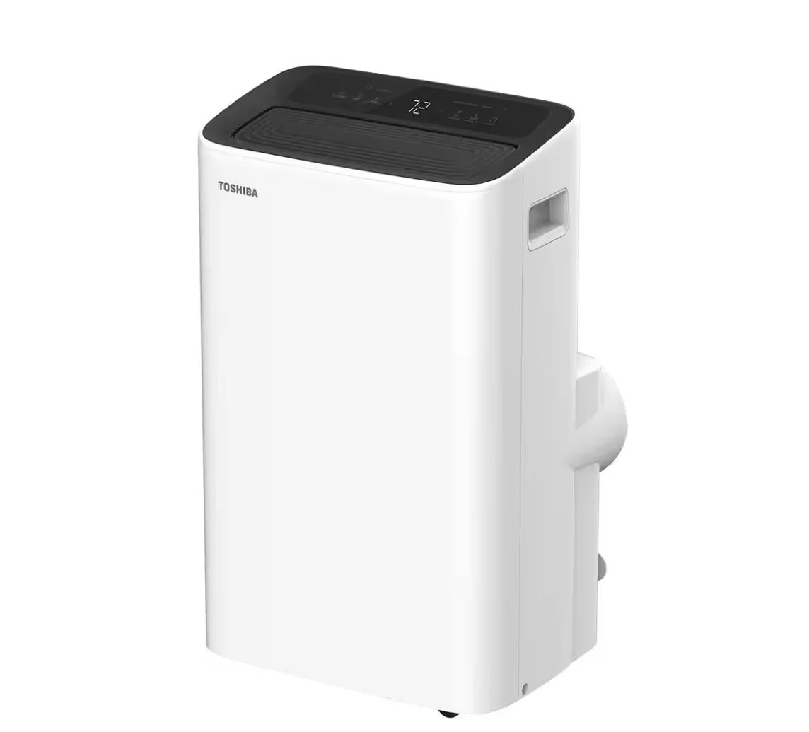 2026 NEW Restored Toshiba PX0811CWRUFR 8,000 BTU 115-Volt Smart Wi-Fi Portable AC, Cools & Dehumidifies Up To 350 Sq. Ft. (Refurbished)
