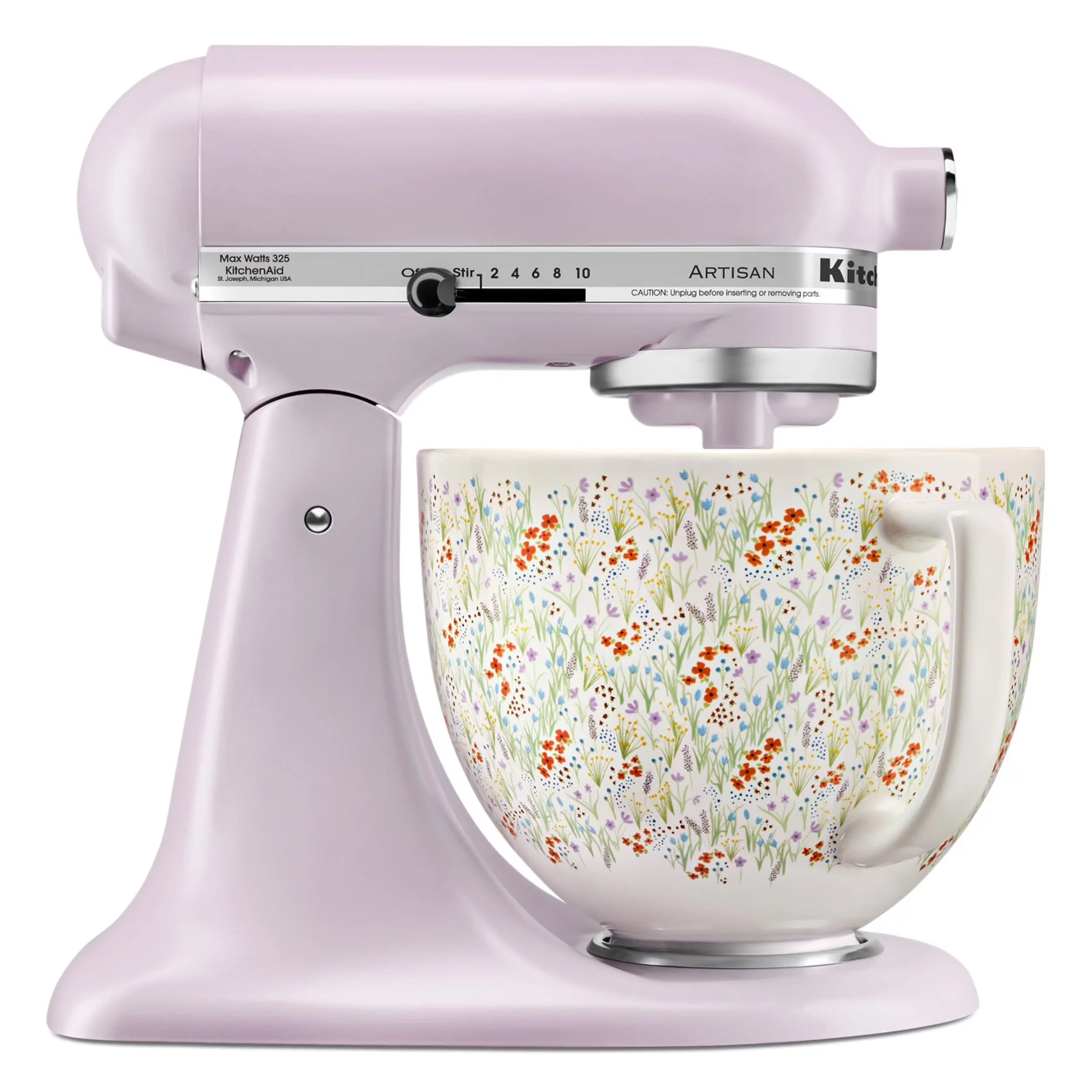 2026 NEW KitchenAid Artisan Series 5-Quart Tilt-Head Stand Mixer, Wildflower, KSM156CXWF
