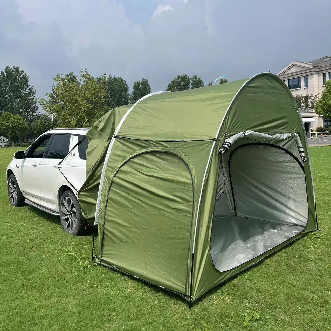 2026 NEW Outdoor Portable Arch Car Rear Camping Tent Self-driving Sunshade Tent For SUV/Sedan