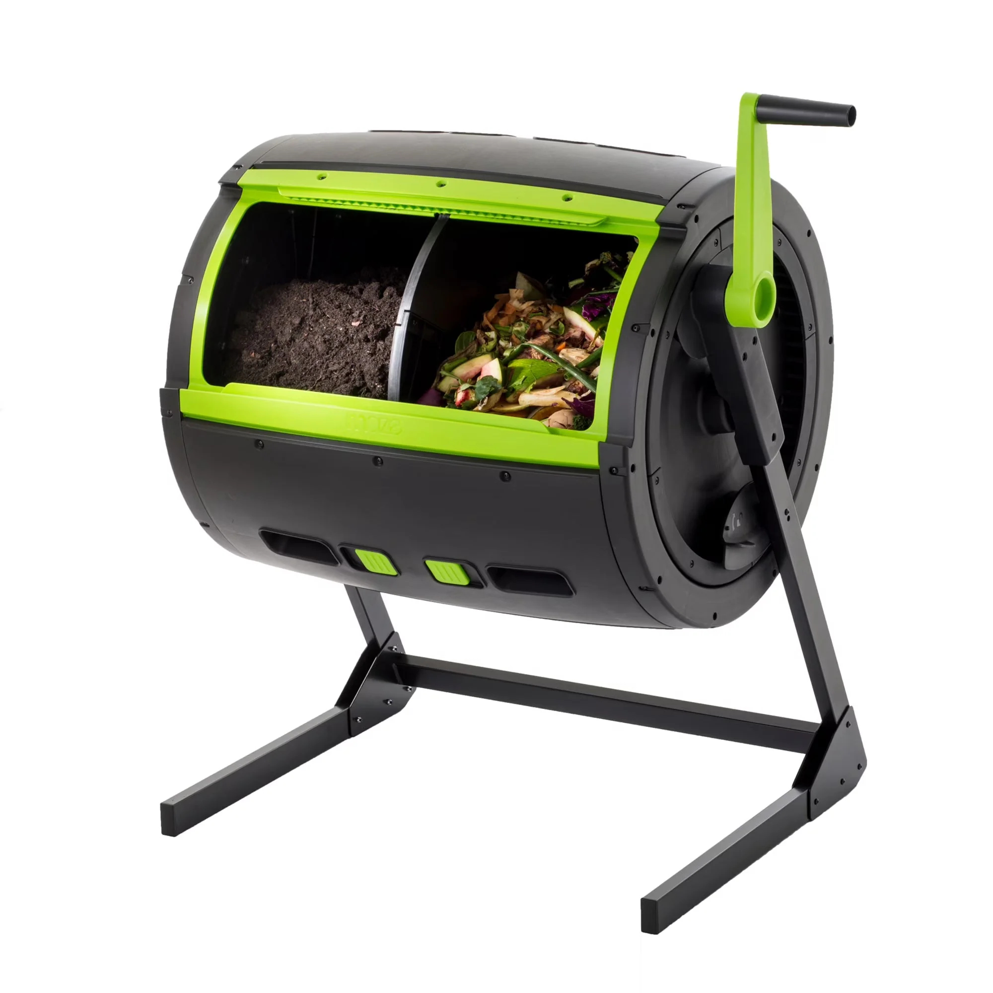2026 NEW MAZE Two Stage Compost Tumbler 65 gallons