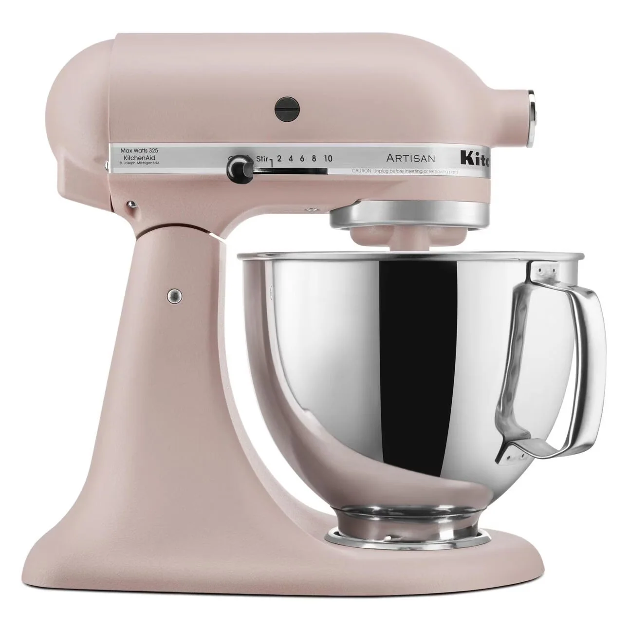 2026 NEW KitchenAid Artisan Series 5-Quart Tilt-Head Stand Mixer, Feather Pink, KSM150PS