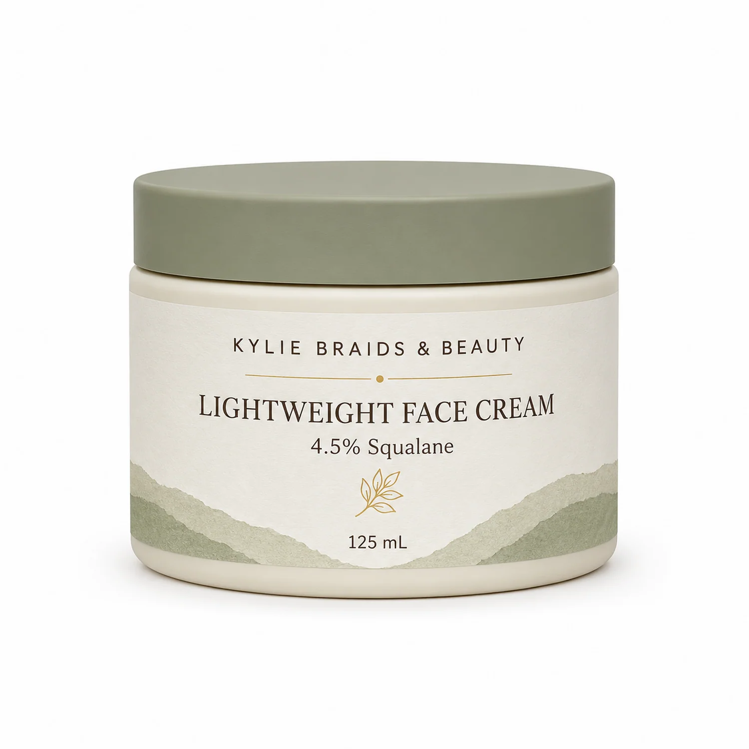 Lightweight Face Cream with 4.5% Squalane – 4.2 fl oz / 125 mL