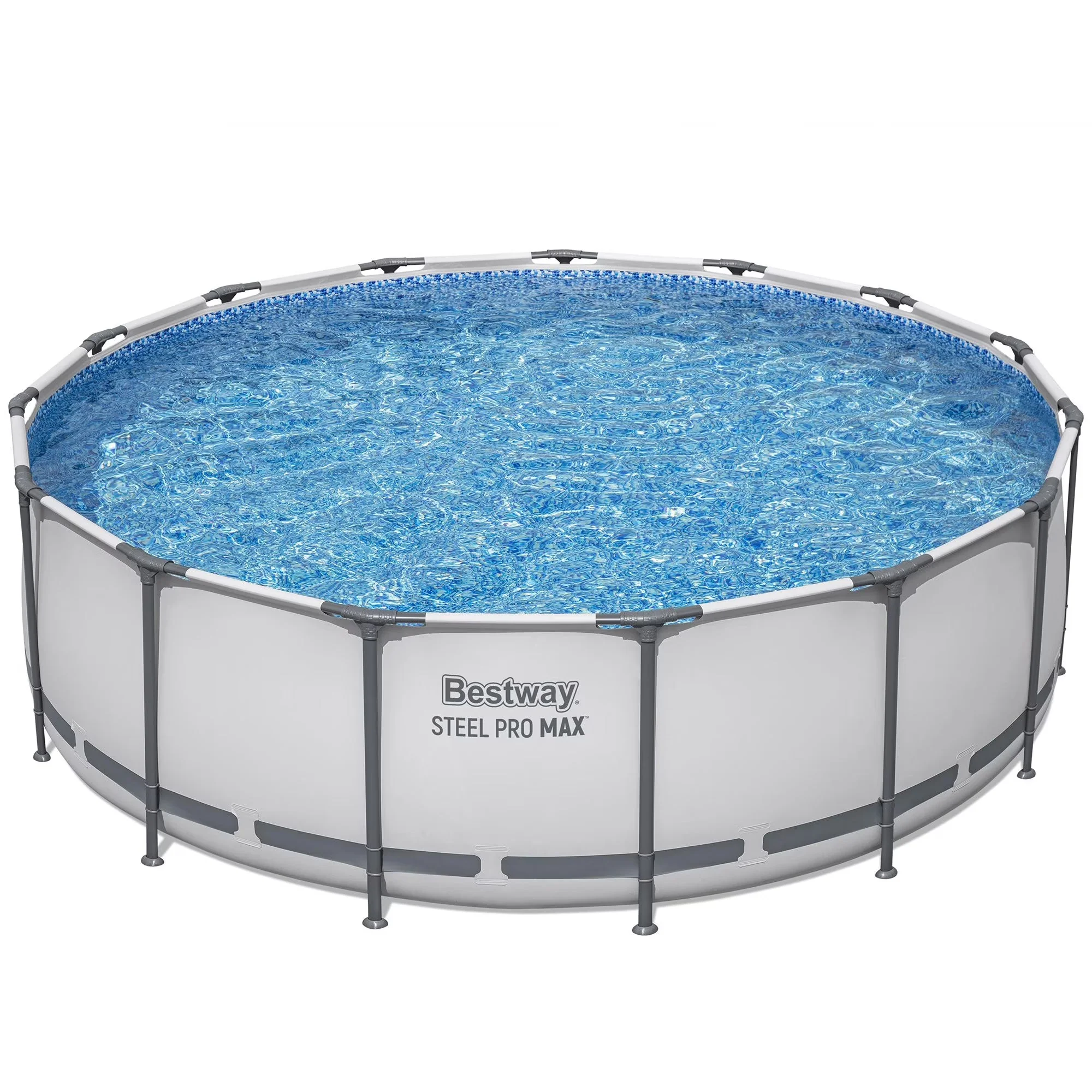 2026 NewBestway: Steel Pro MAX 15' X 48" Above Ground Pool Set - 4231 Gallon, Outdoor Family Pool, Corrosion & Puncture Resistant, Includes Filter, Pump, Ladder & Cover