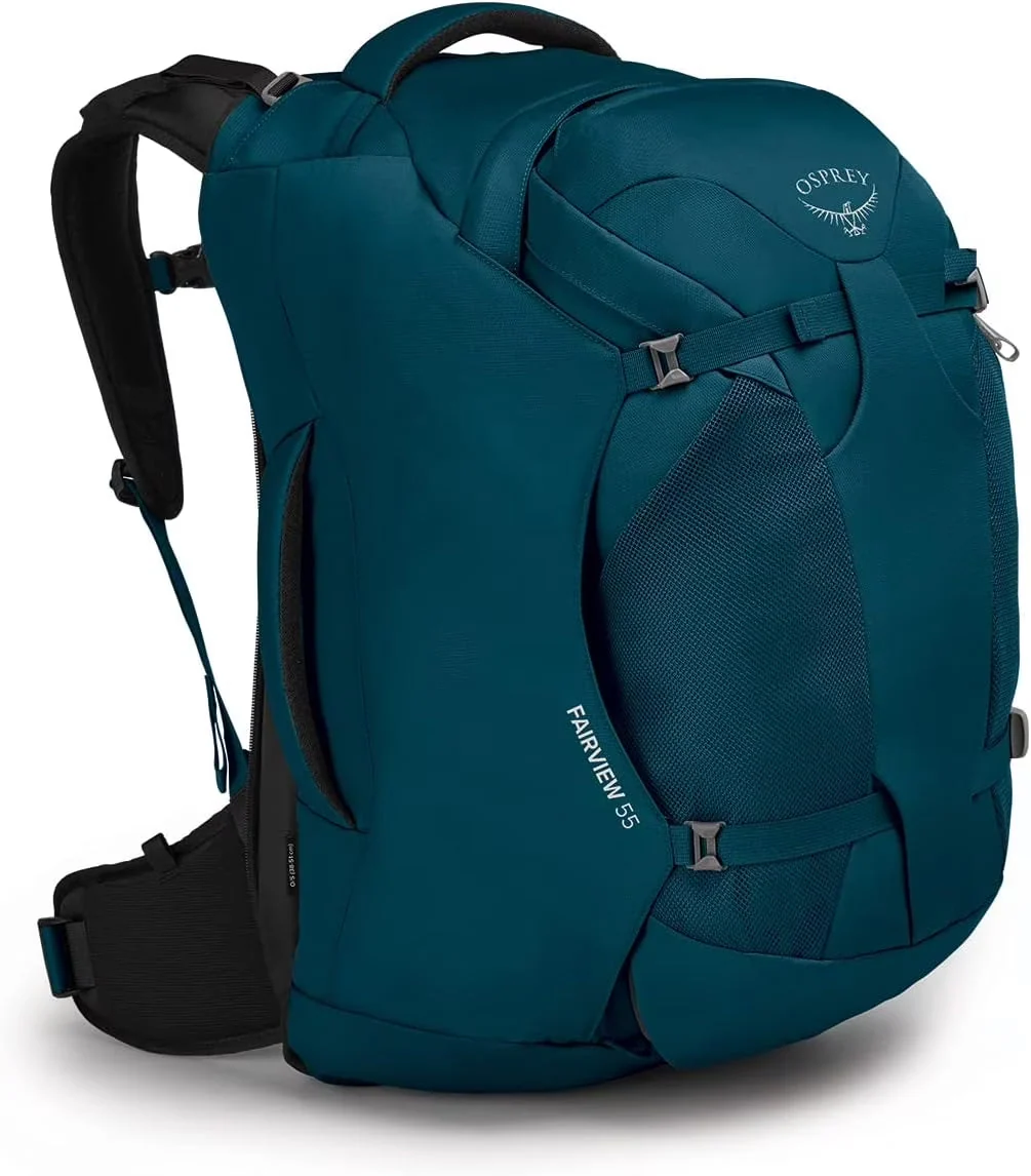 2026 NEW Osprey Fairview 55L Womens Travel Backpack - Night Jungle Blue