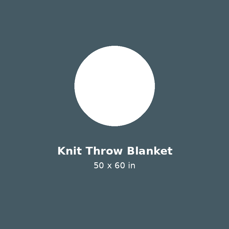 Knit Throw Blanket