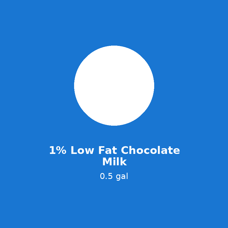 1% Low Fat Chocolate Milk