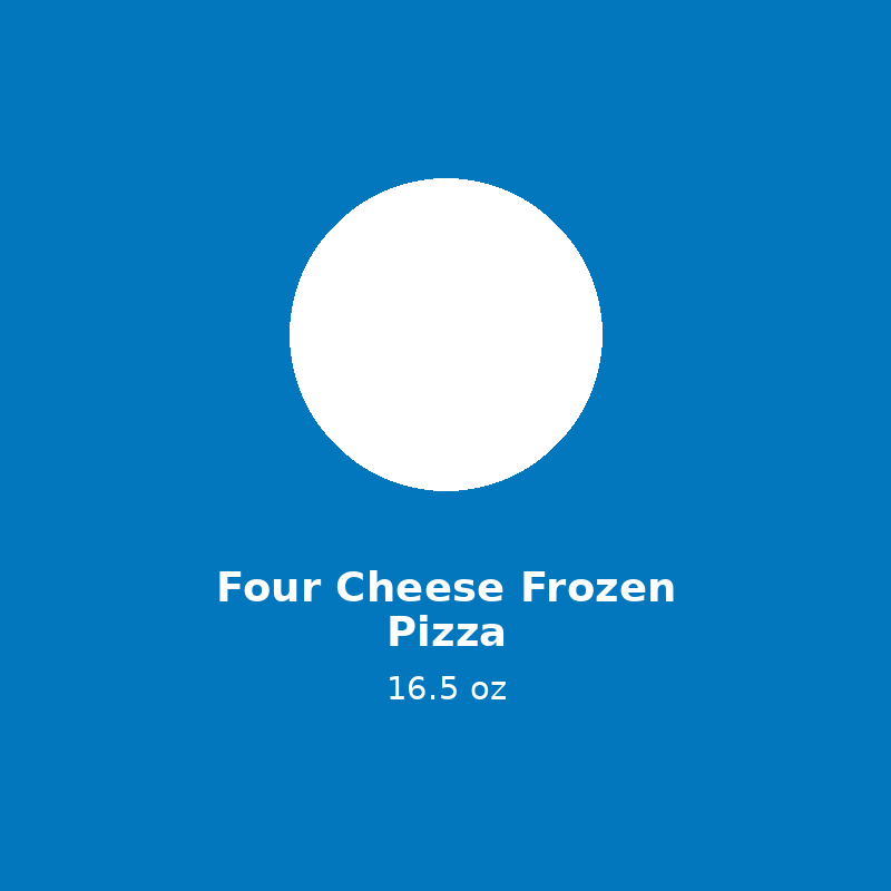 Four Cheese Frozen Pizza