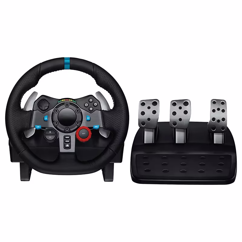 G29 Driving Force Racing Wheel and Floor Pedals for PS5, PS4, PC, Mac — Black