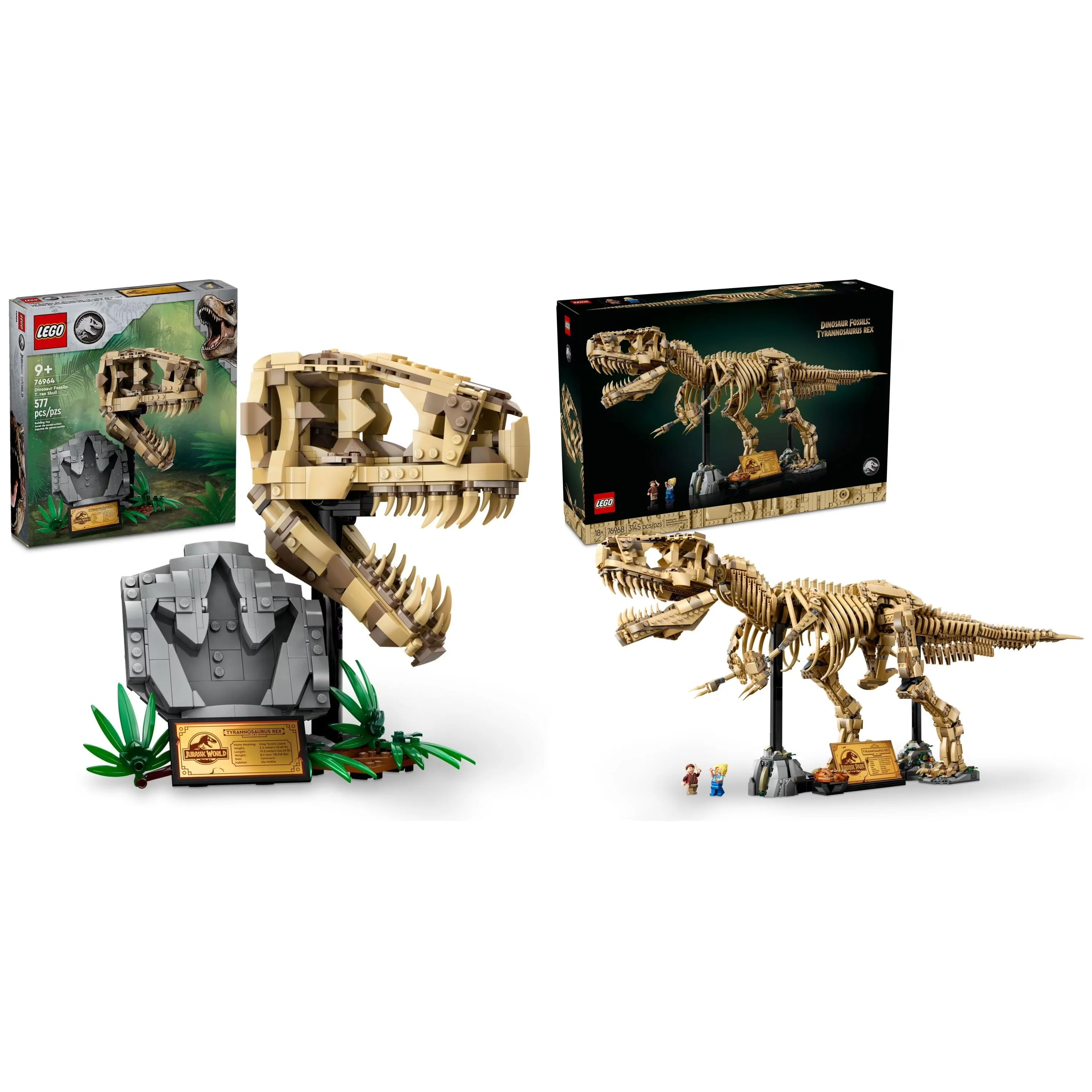 2026 NEW LEGO Jurassic World Dinosaur Fossils: Tyrannosaurus Rex Skull and Building Set