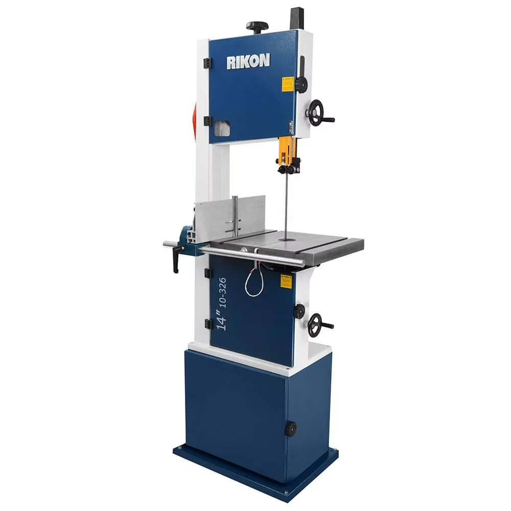2026 NEW Rikon 14 Inch Deluxe Band Saw With Drift Fence 1.75 Hp