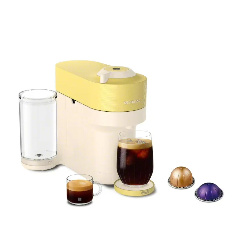 2026 NEW Nespresso Vertuo Pop+ Summer Limited Edition by De'Longhi, Pastel Yellow