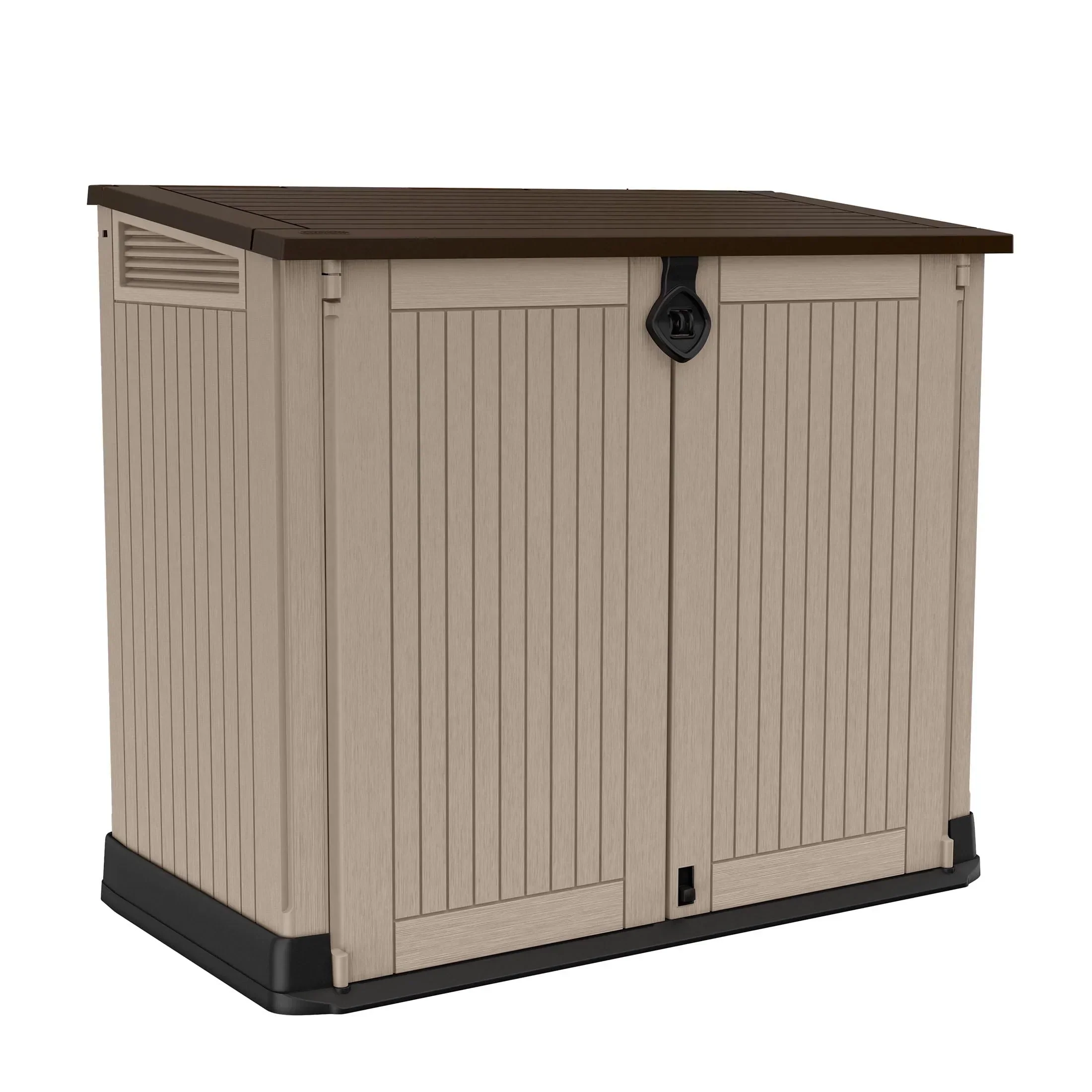 2026 NewKeter Store-It-Out Midi 30-Cu Ft All-Weather Resin Storage Shed, Beige