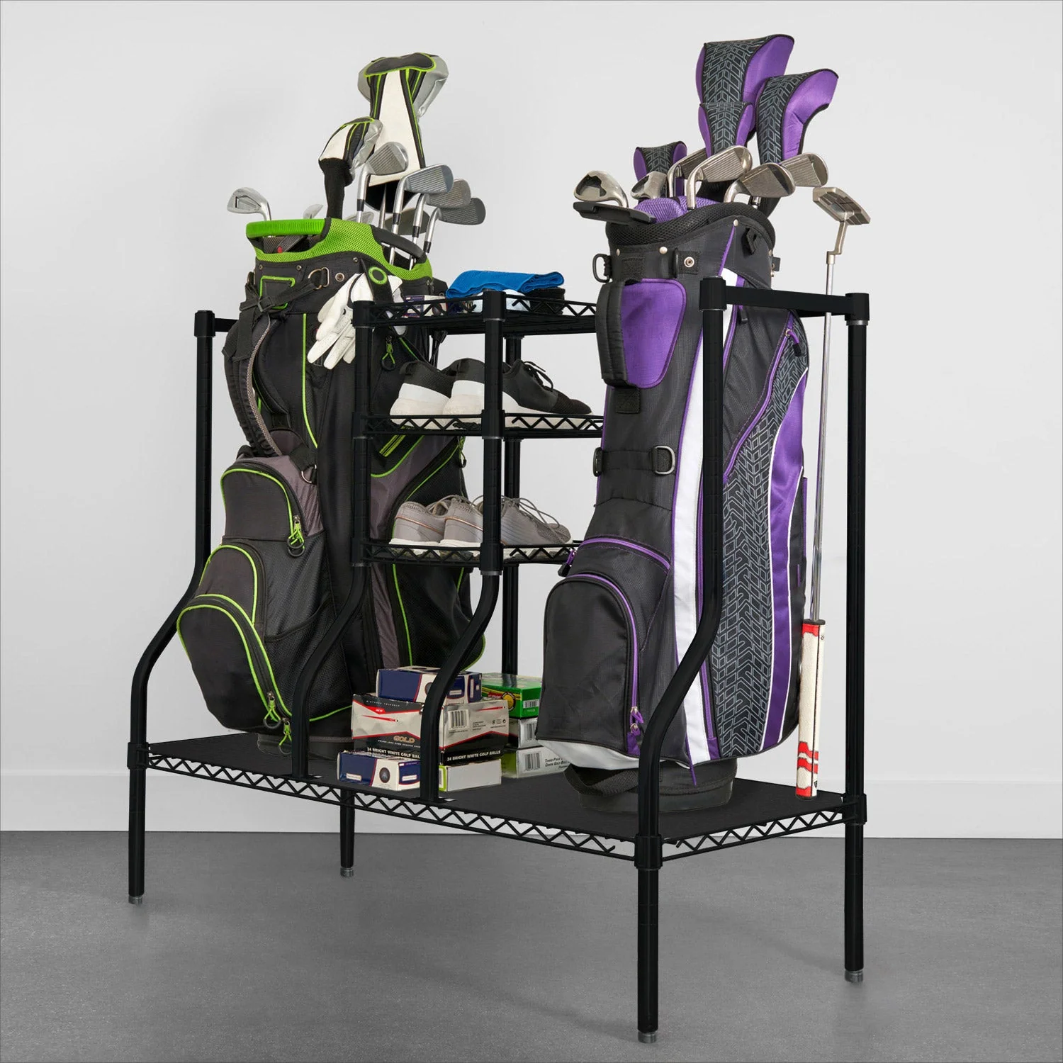 2026 NEW SafeRacks Golf Bag and Equipment Storage Rack