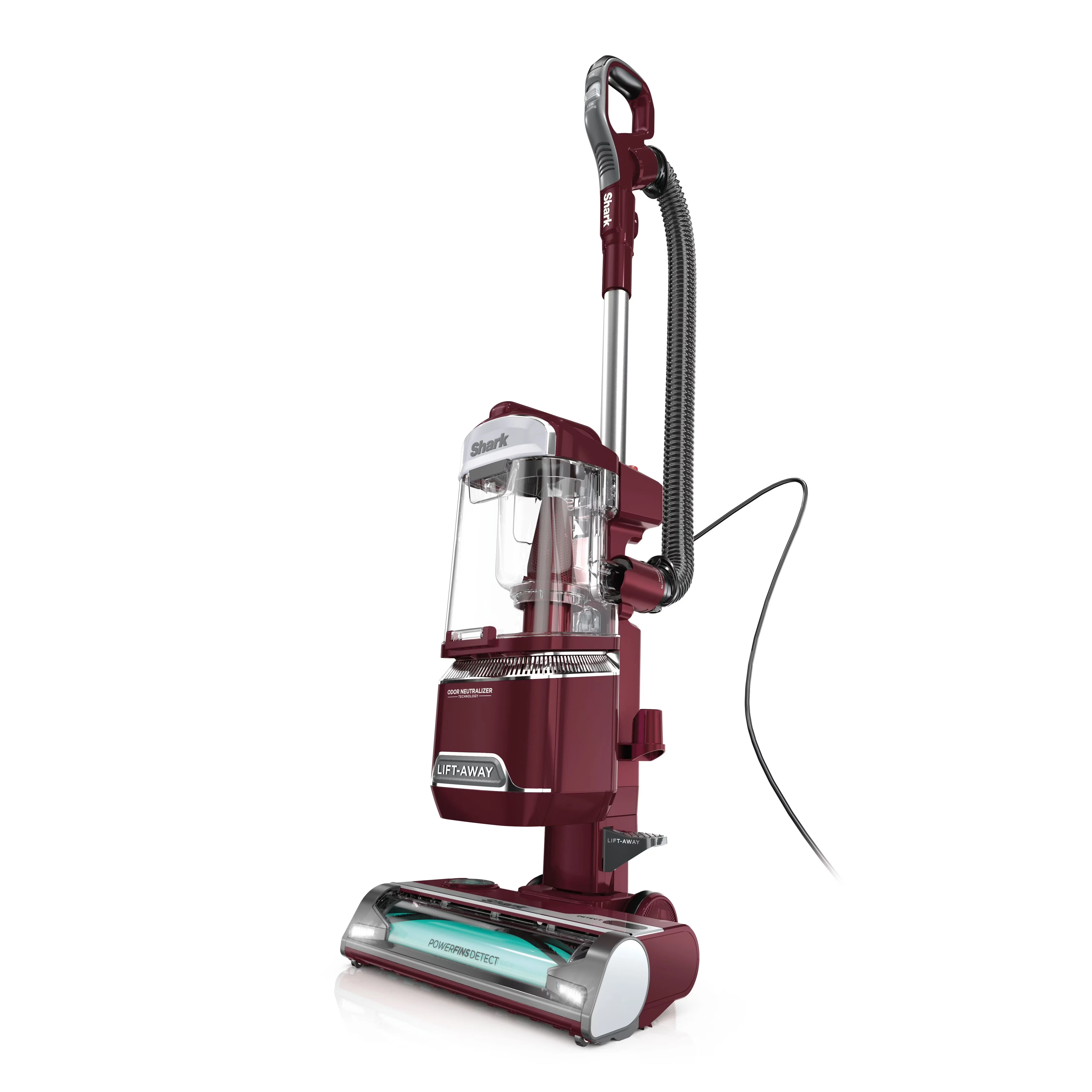 2026 NEW Shark Detect Lift-Away ADV Corded Upright Vacuum with PowerFins Detect, Self-Cleaning Brushroll & Odor Neutralizer Technology, LA492, Burgundy