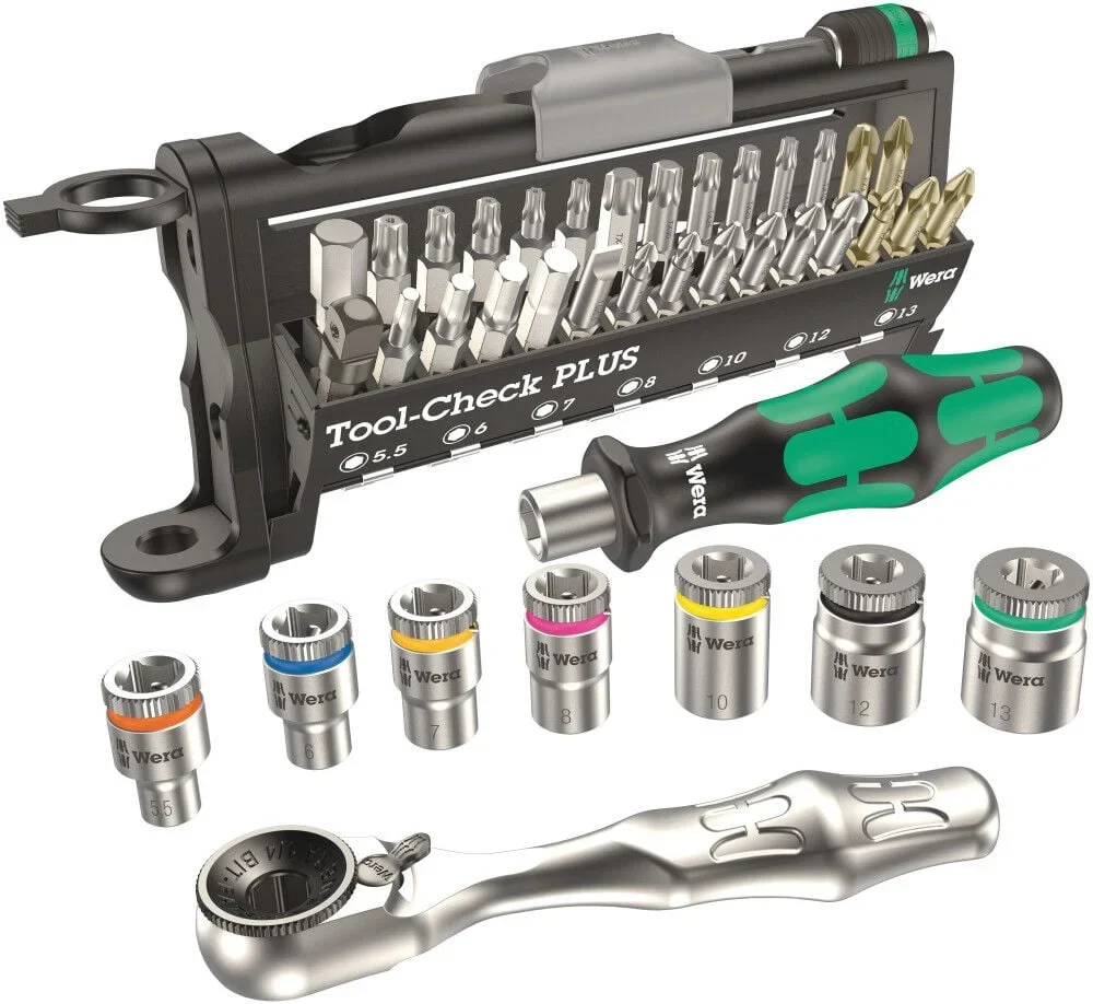 2026 NEW Wera Tools Tool-Check Plus Tool Set With Bitholding Screwdriver, 39 Pieces