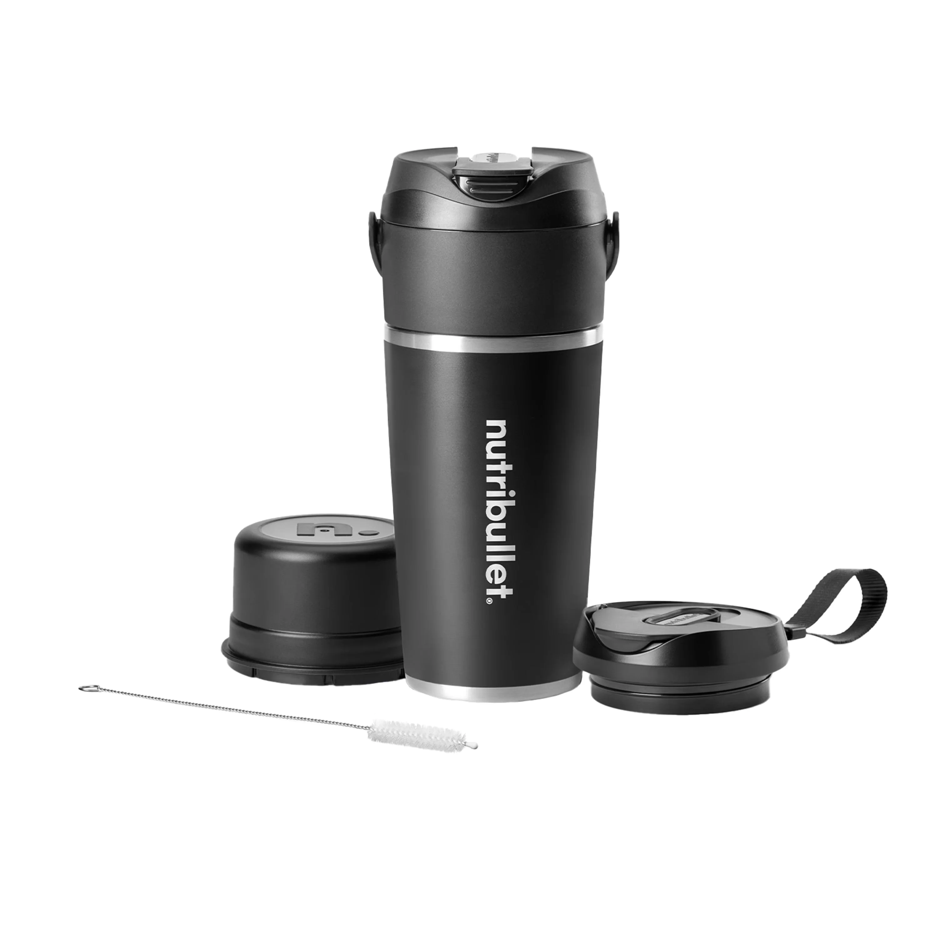 2026 NEW nutribullet Flip Insulated Portable Blender NBPB10350AK - Matte Black, 18oz
