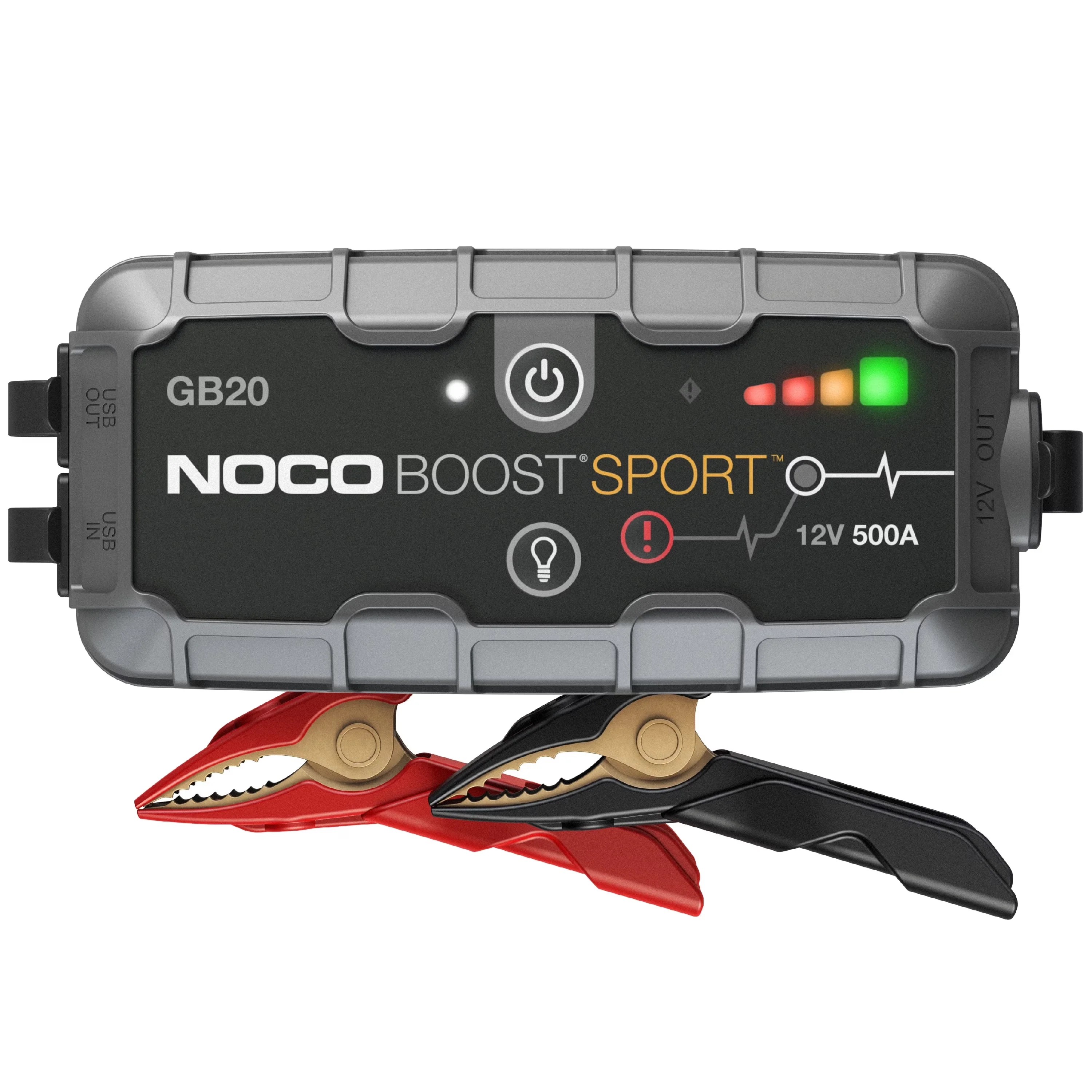 2026 NEW NOCO Boost GB20: 500A 12V UltraSafe Portable Lithium Jump Starter