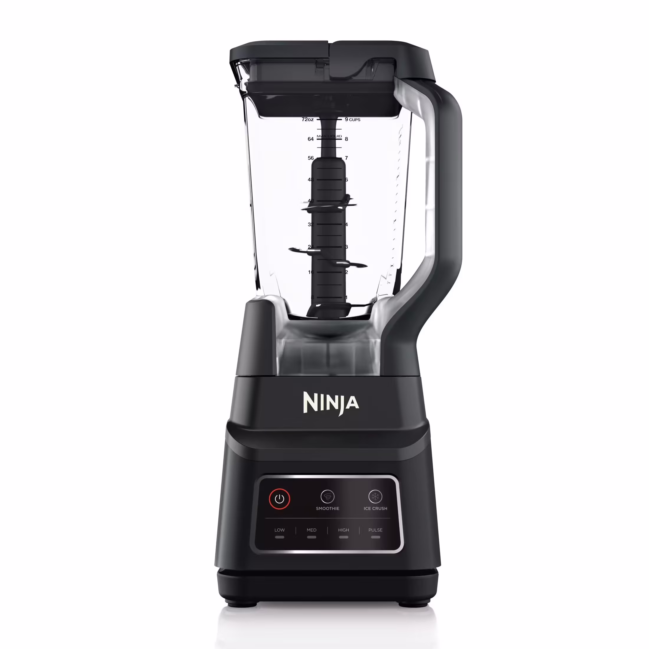 2026 NewNinja Professional Plus Blender, 2 Auto-IQ Programs for Smoothies, Frozen Drinks, 1200 W, 72 oz* Total Crushing Pitcher, Black, BN700