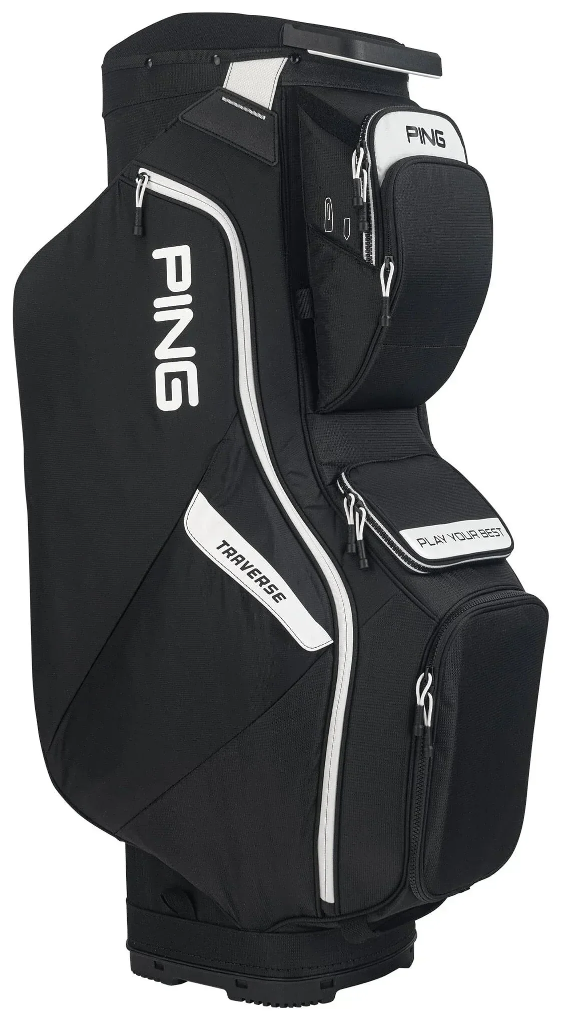 2026 NEW Ping Traverse Cart Bag - Black White