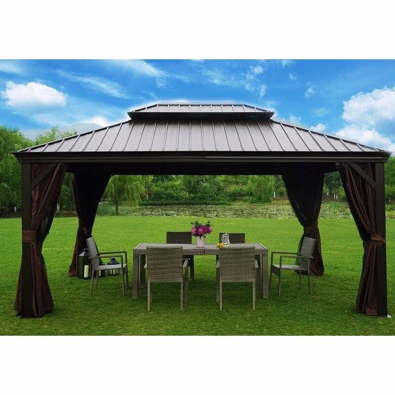 Alexander 16 Ft. W X 12 Ft. D Aluminum Patio Gazebo
