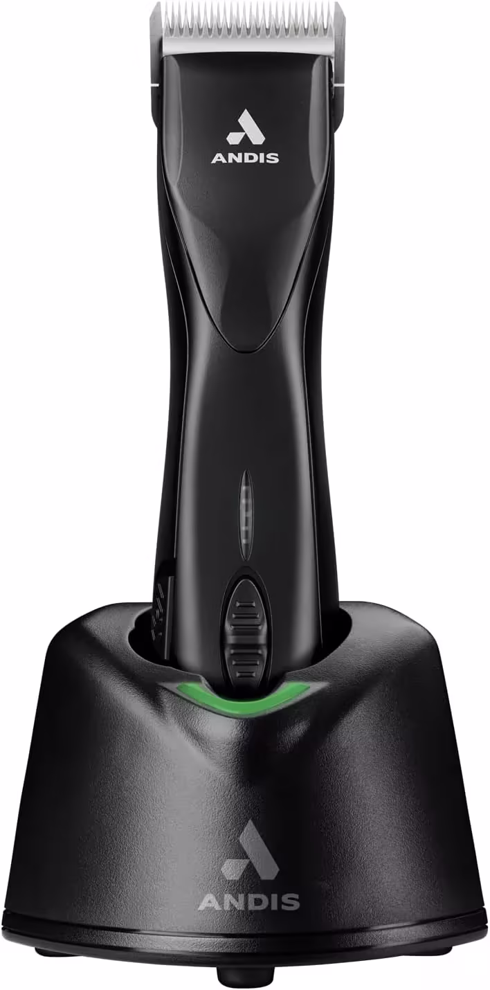79170 Pulse Zr II 5-Speed Detachable Blade Clipper, Cordless Animal/Dog Grooming, Removable Lithium Ion Battery, LED Charge Light, Black