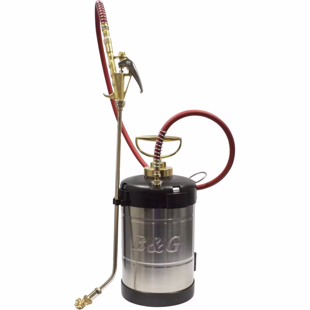 B&G 1 Gal Stainless Steel Sprayer with 18" Multeejet Tip
