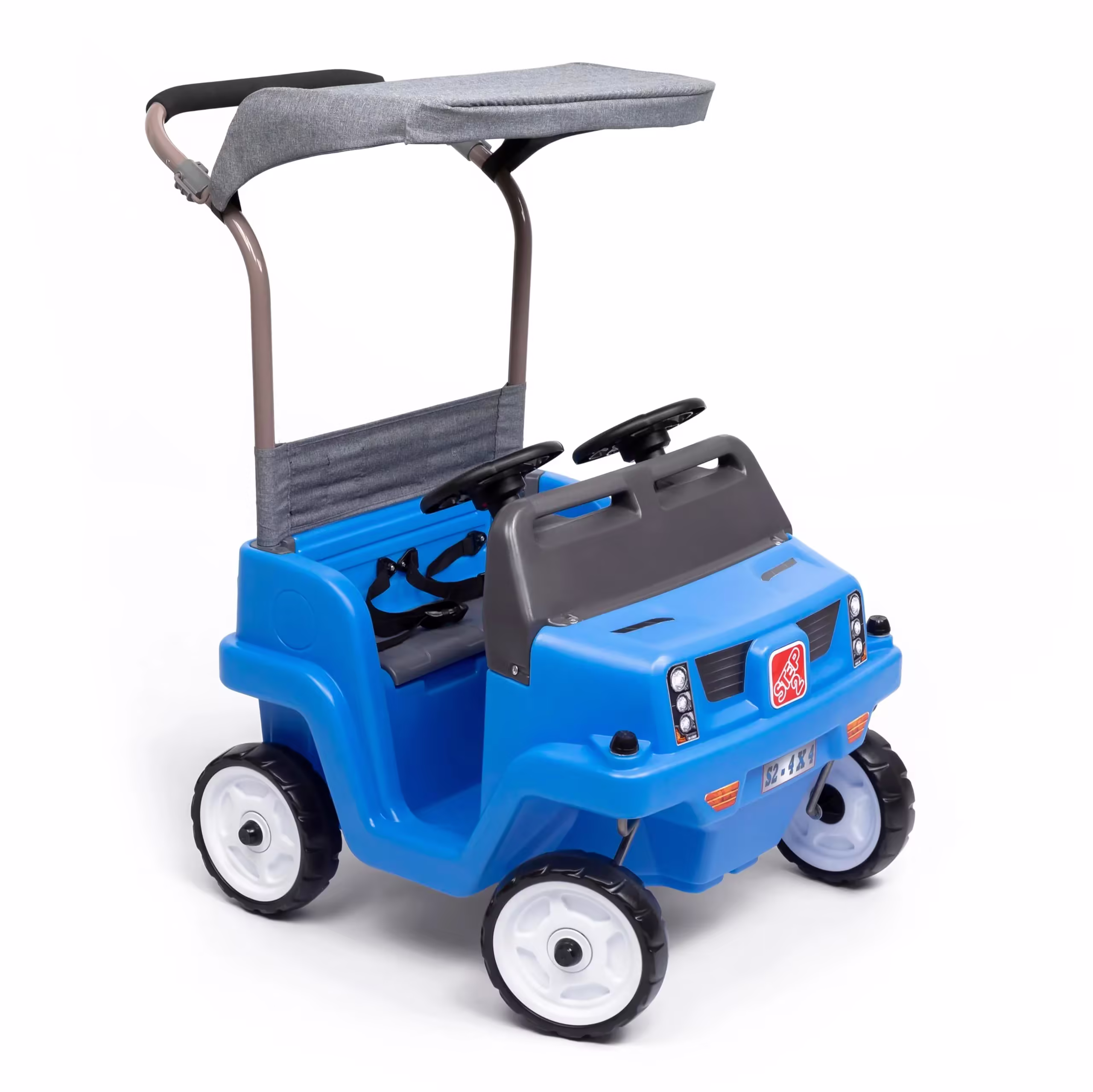 Step2 Side-by-Side Push Around SUV, Kids Push Car, 2 Seats