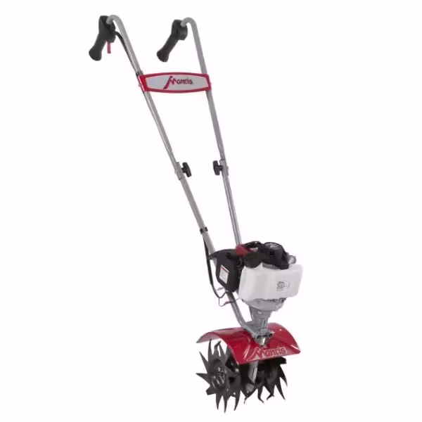 MANTIS Mini Tiller/Cultivator 25 cm3 9-inch Front Tines Forward Rotating