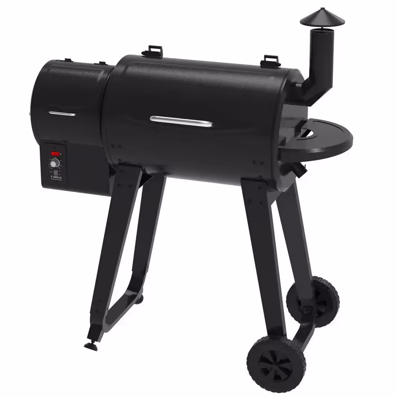 ZPG-450A3 Wood Pellet Grill & Smoker, 8-in-1 BBQ, Black, 2022 Model, Digital Control, 459 sq. in. Cooking Area