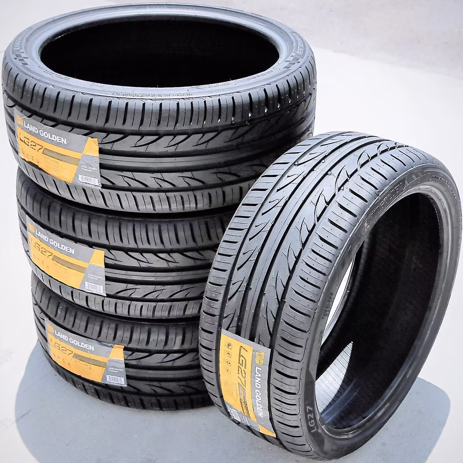 A set of four (four) 245/30R20 ZR 97W XL A/S performance tires fit: 2015 Lamborghini Huracan LP610-4, 2018 Lamborghini Huracan LP610-4 Spyder