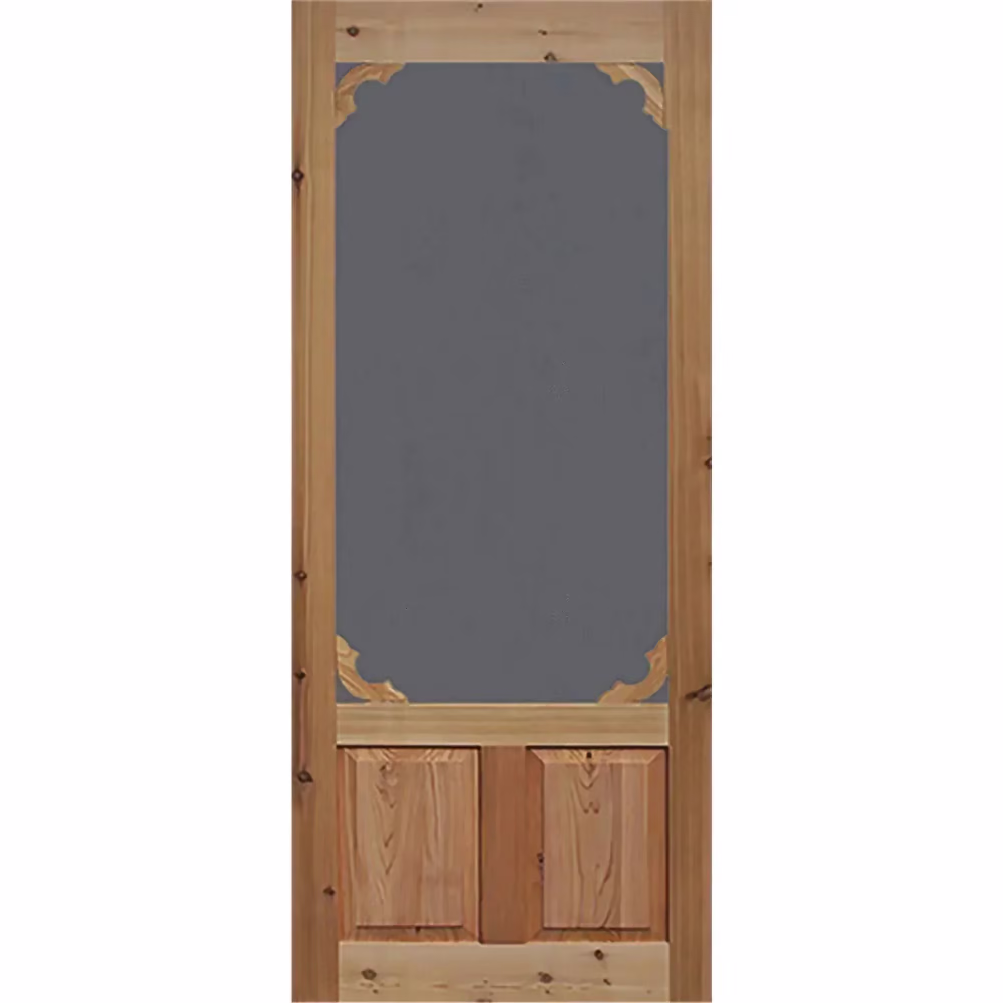 Bay 36 in. x 80 in. Woodland Cedar Screen Door