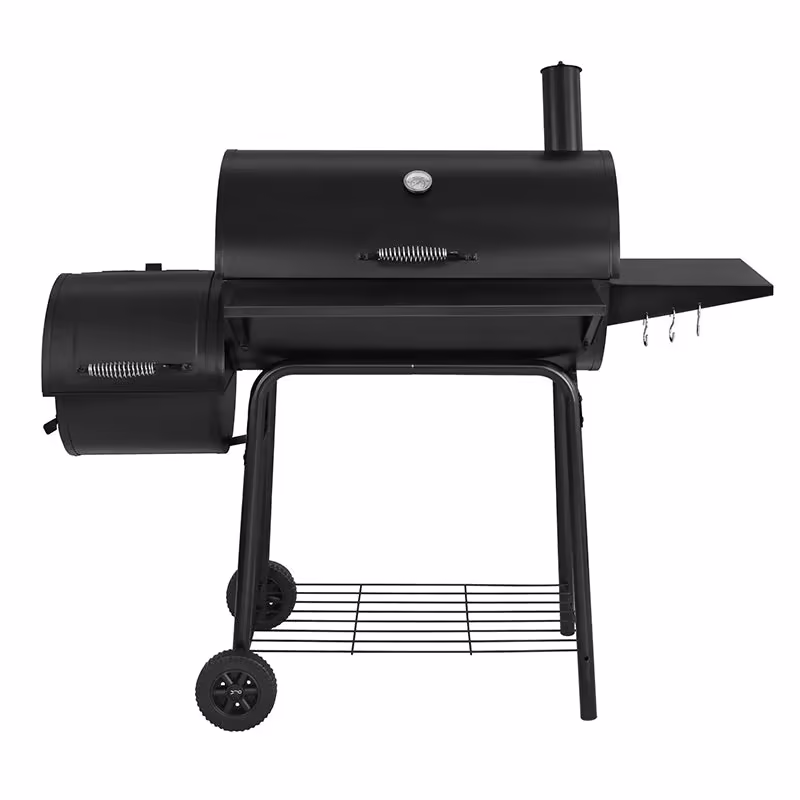30 CC1830S Steel Charcoal Grill with Offset Smoker