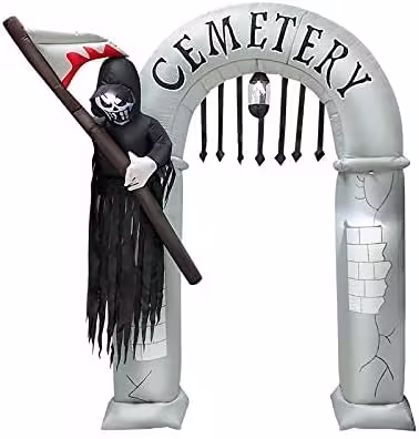 Halloween Inflatable Grim Reaper's Arch, 7.8 ft.