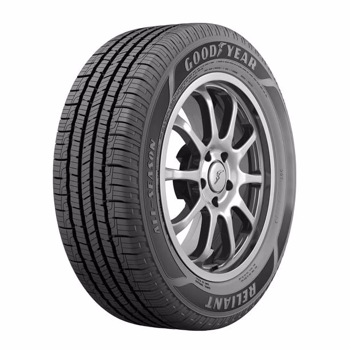 Goodyear Reliant All-Season 225/55R18 98V Tire Fits: 2019 Subaru Crosstrek Hybrid, 2018 Subaru Crosstrek Base