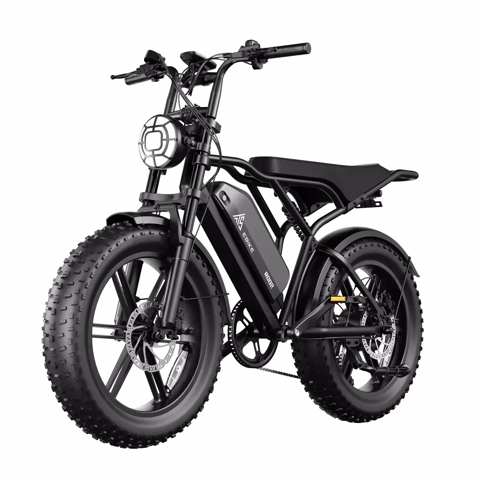Electric Bike for Adults, 750W Peak 1500W Motor, 20"x4" Fat Tire E Bicycle, Hydraulic Disc Brakes, E Mountain Bike, 48V/15AH UL2849, App Control
