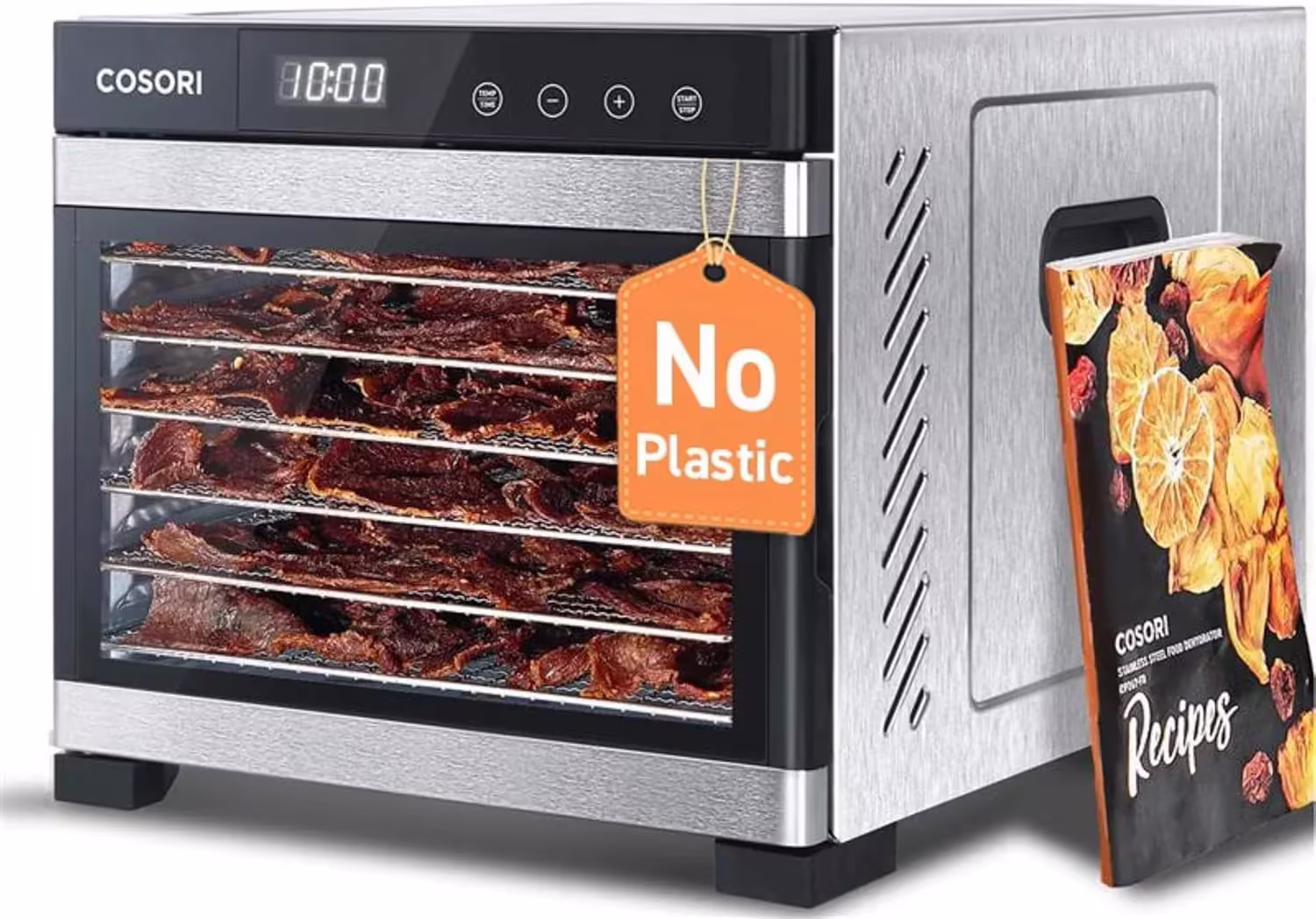 COSORI Food Dehydrator Bigger Than 7 Trays With Large 6.5" Drying Space 600W Power