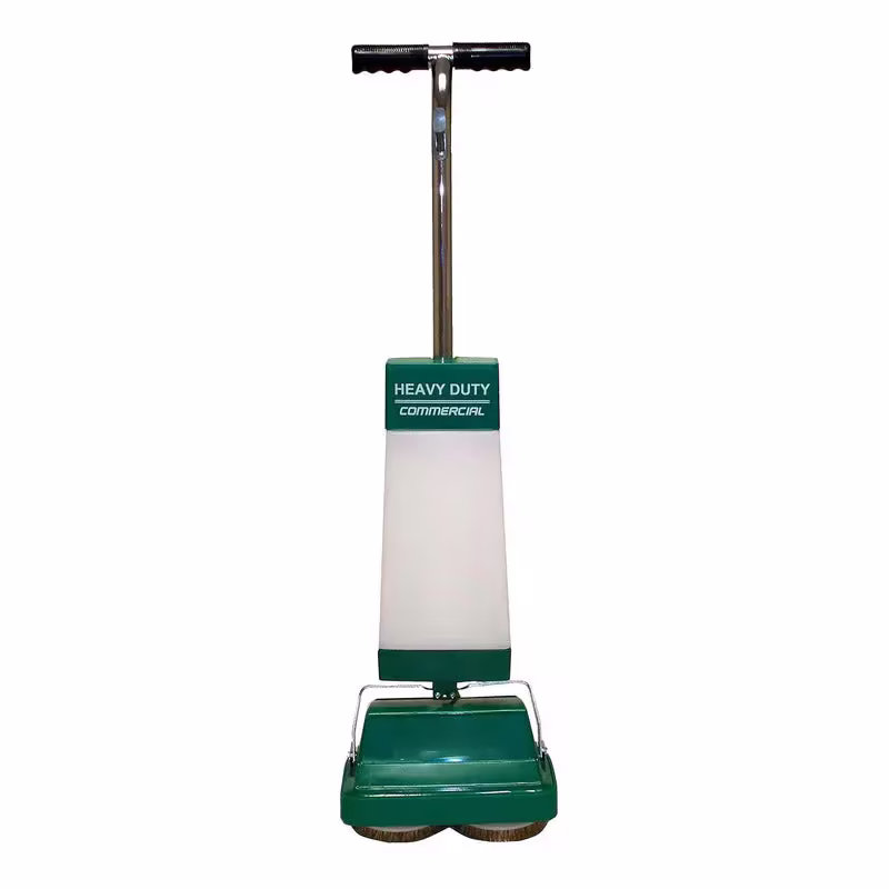 BGFS5000 Portable Floor Scrubber & Polisher, 12′′ Cleaning Path, 4.2 Amp Motor, White/Green